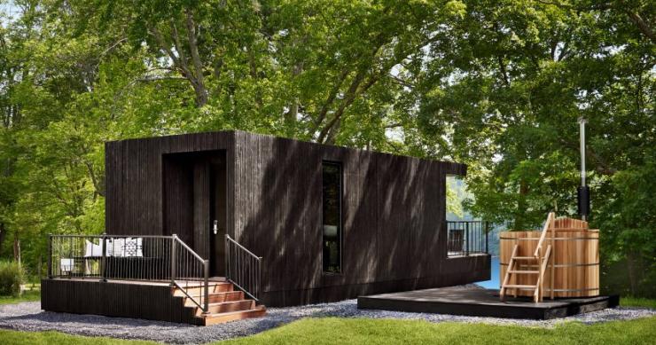 Questo hotel con capanne prefabbricate aprirà le porte a New York