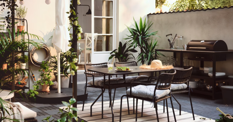 Come arredare un giardino con mobili Ikea low cost
