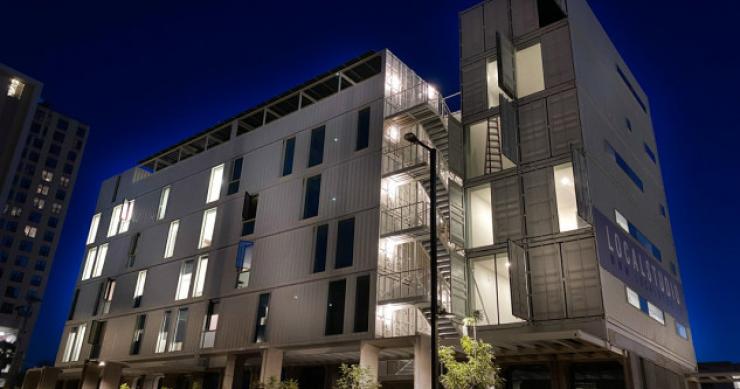 L'edificio fatto con container più alto degli Usa