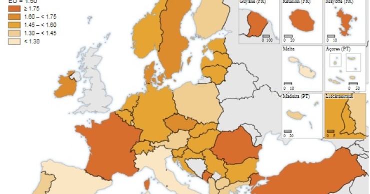 L'Italia tra i Paesi Ue in cui nascono meno bambini