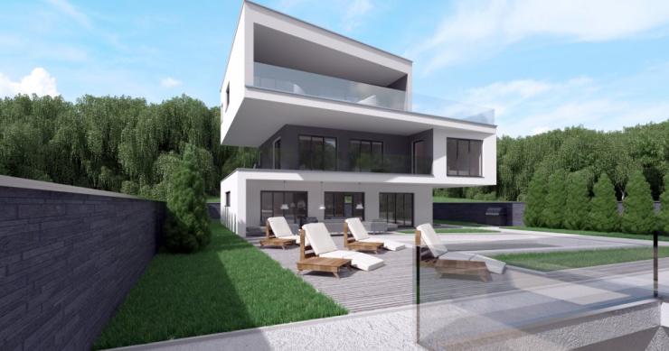 Case prefabbricate e tre piani