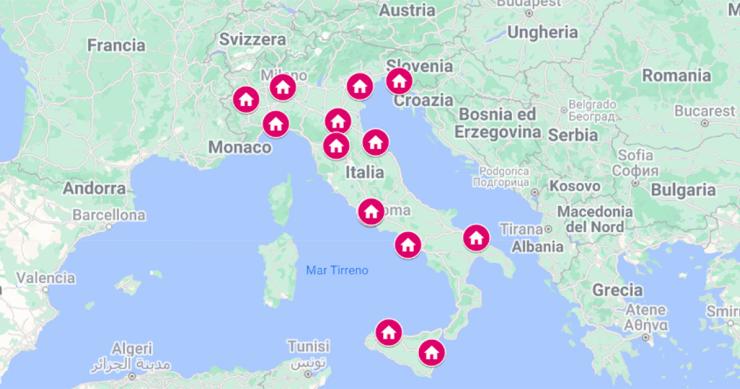 La mappa dei quartieri più economici per affittare casa nelle principali città