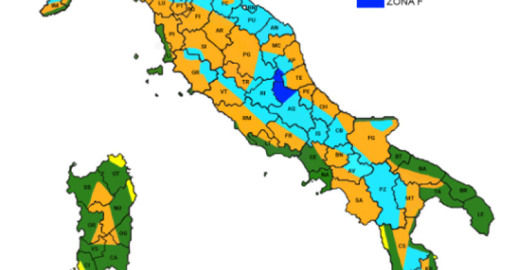 Zone climatiche in Italia
