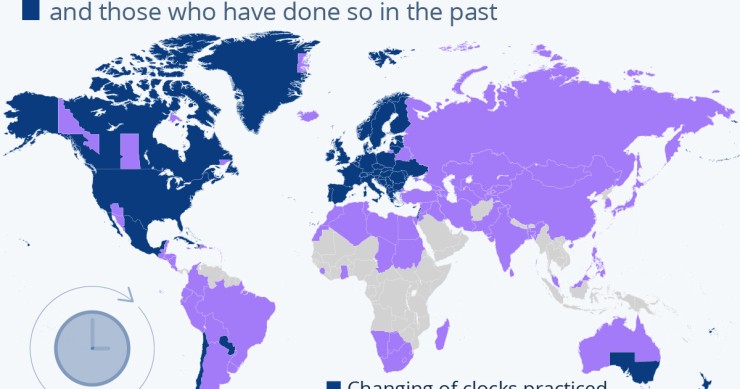 Paesi che cambiano l'ora legalae
