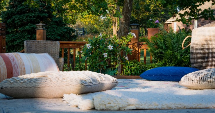 Decorare un giardino