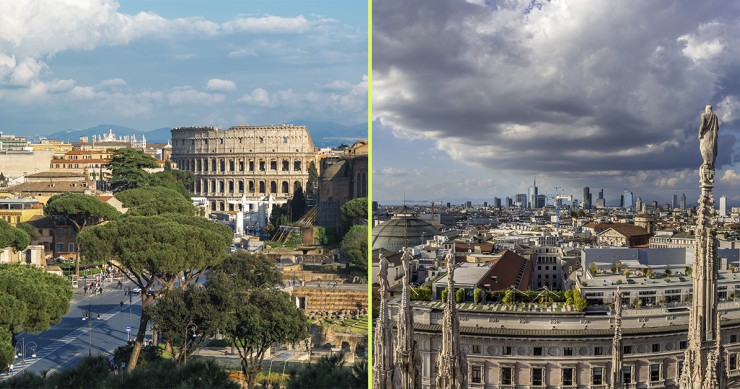 Roma e Milano