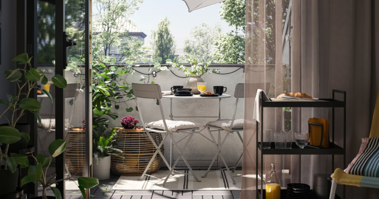 Arredare un balcone piccolo