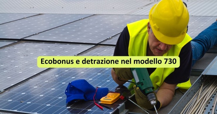 ecobonus detrazione 730
