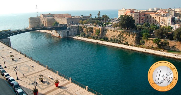 Taranto is home to 1 euro homes right by the sea