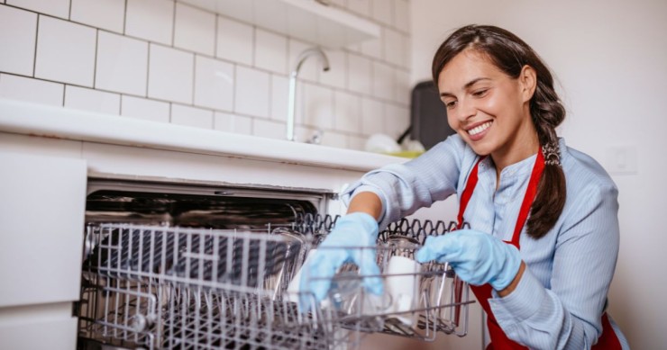 pulizia della lavastoviglie