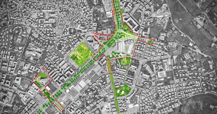 Rigenerazione urbana Piazza dei Navigatori, Roma