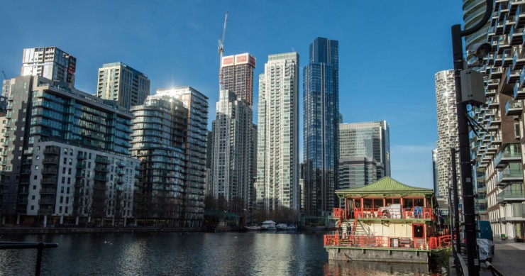 Construcción de vivienda de lujo en Londres