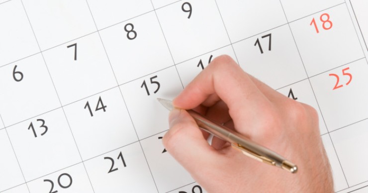 Calendario pagamenti 