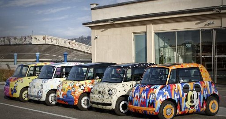 Fiat rende omaggio a Disney: 5 Topolino dedicate a Mickey Mouse