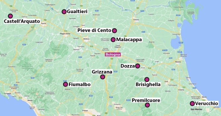 I migliori 10 paesi da vedere vicino Bologna