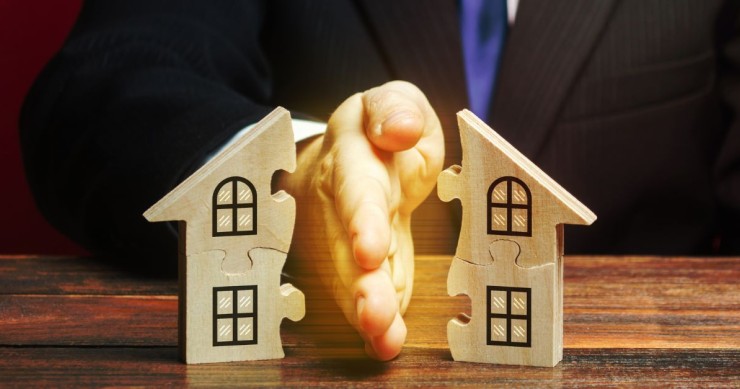 muretto divisorio tra due proprietà