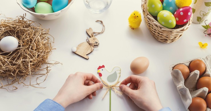 come decorare casa il giorno di pasqua
