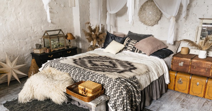camera da letto boho