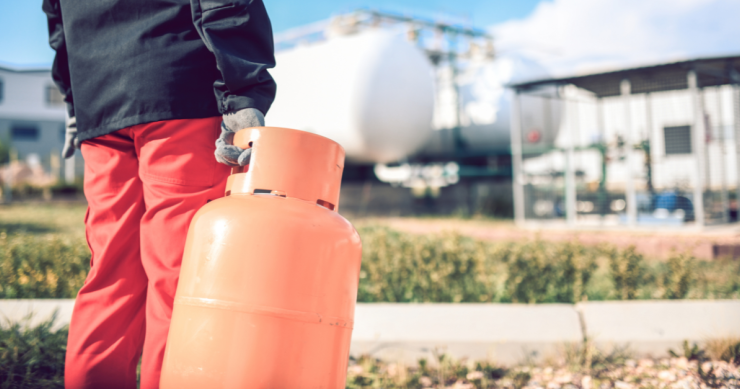 SI può tenere le bombola del gas in casa