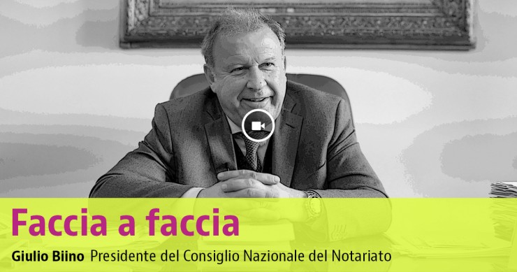 Presidente del Consiglio Nazionale del Notariato, Giulio Biino