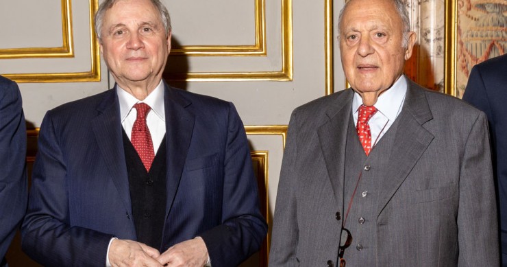 A sinistra Ignazio Visco, presidente Bankitalia
