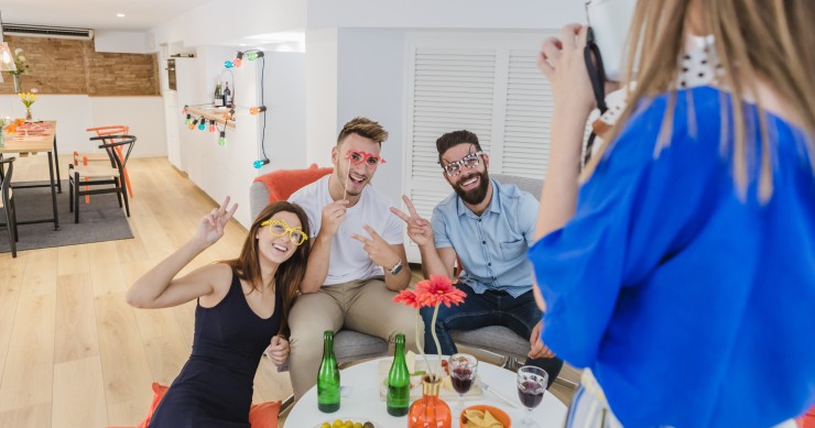 come arredare salotto di casa per una festa