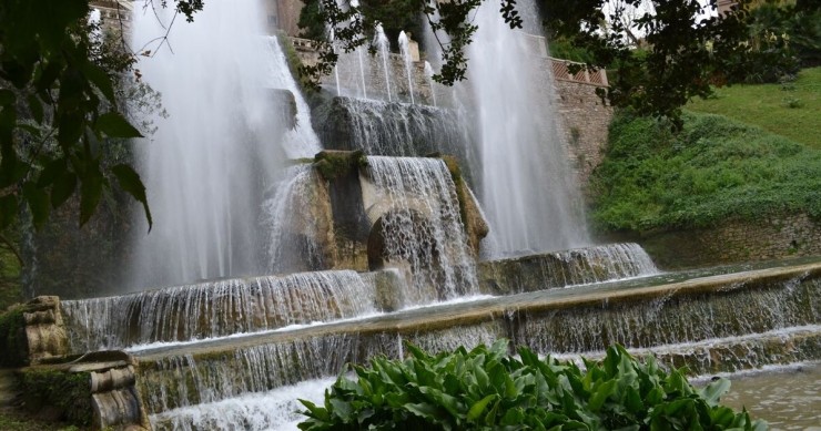 giardino a villa d'este tivoli roma