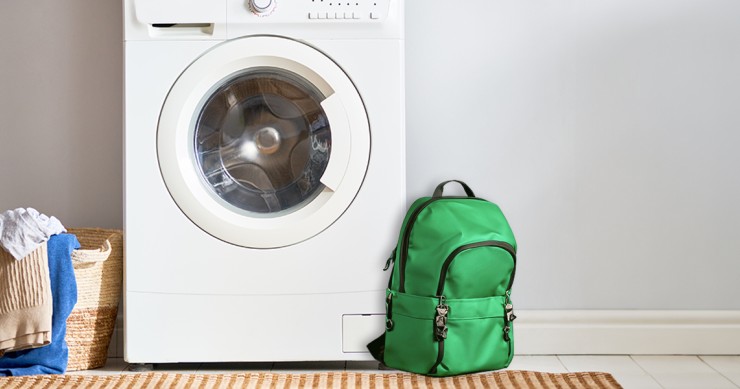 come lavare lo zaino
