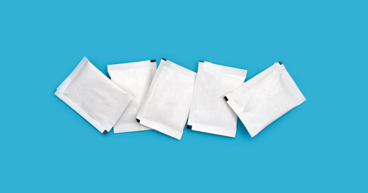 Bustine di zucchero dove si buttano