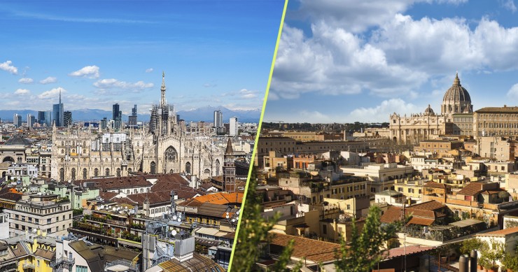 Roma e Milano