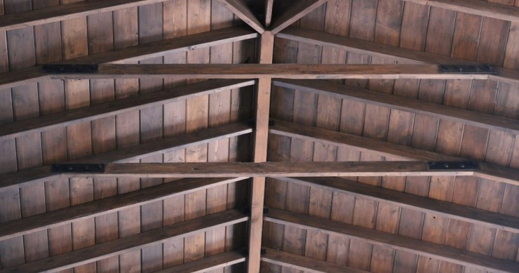 tetto legno lamellare