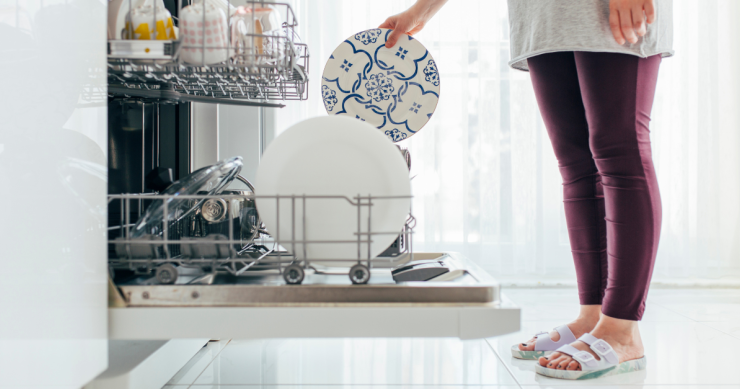 Scarico della lavastoviglie intasato