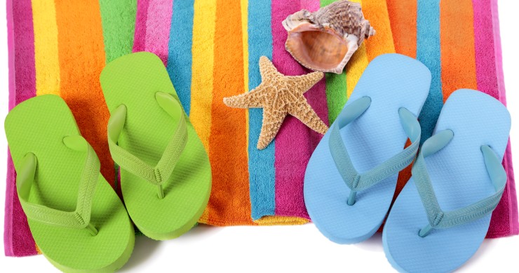 infradito di gomma dove si buttano