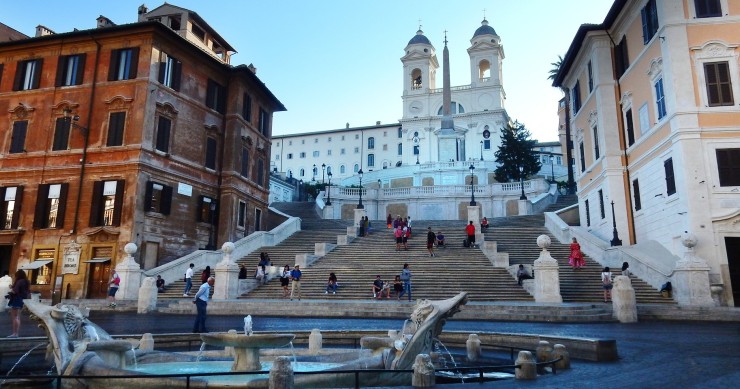 scalinata trinità dei monti francese