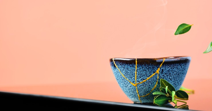 Tecnica giapponese vasi rotti