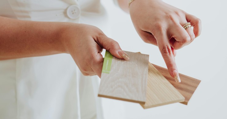 Texture legno nell'interior design