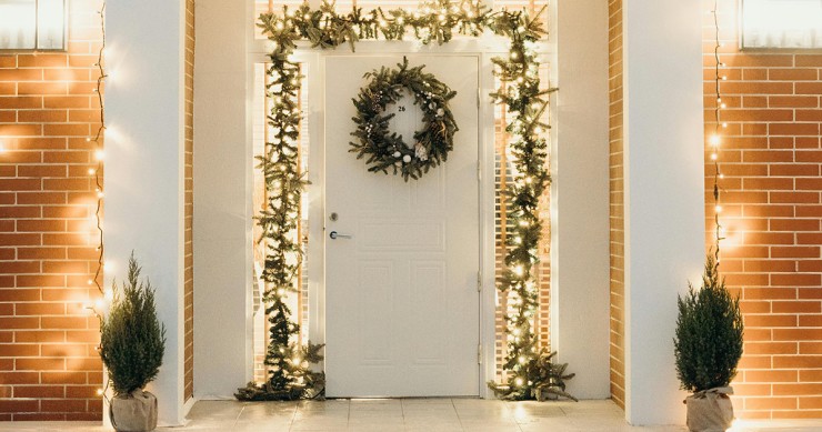 Addobbi natalizi in condominio