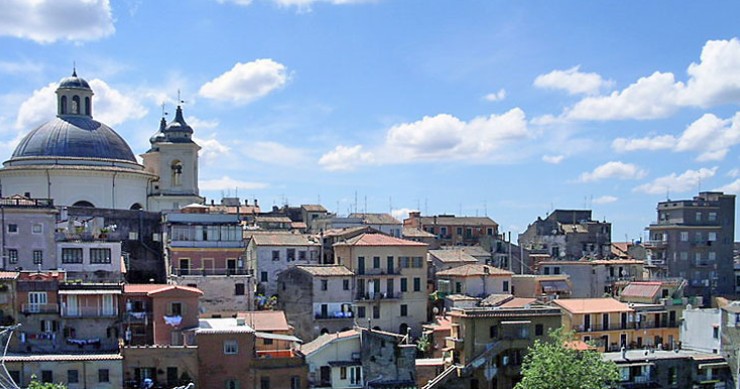 la salita in discesa di Ariccia