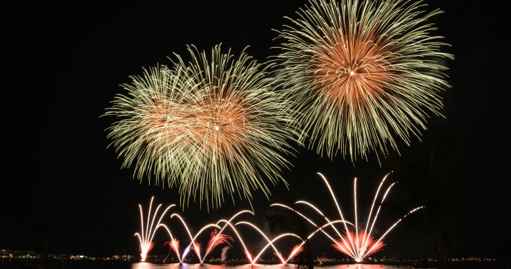 fuochi d'artificio lago di garda