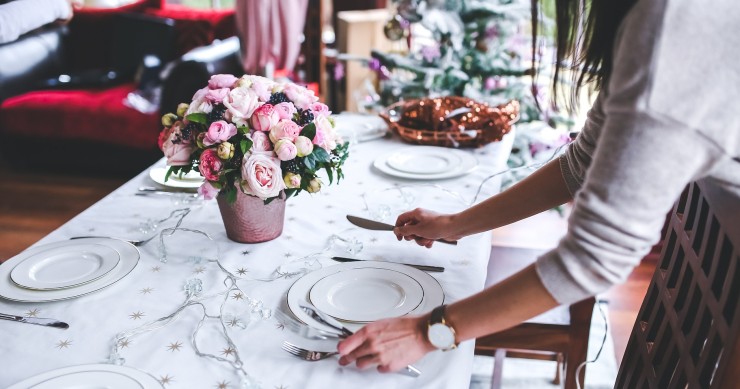 come apparecchiare la tavola per Capodanno