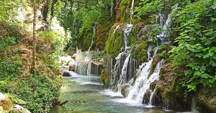 Cascate Capelli di Venere a Casaletto Spartano