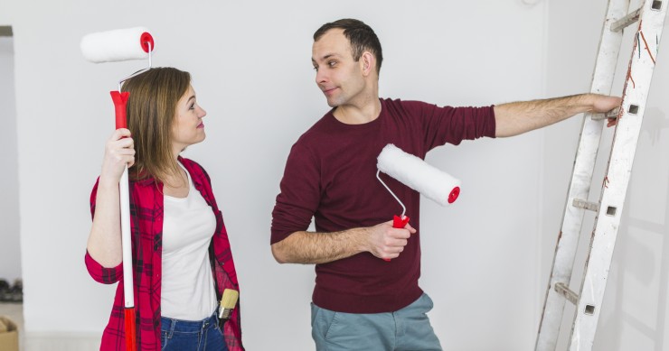 come imbiancare casa velocemente