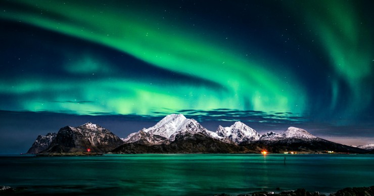 Aurora boreale Isola di Skye