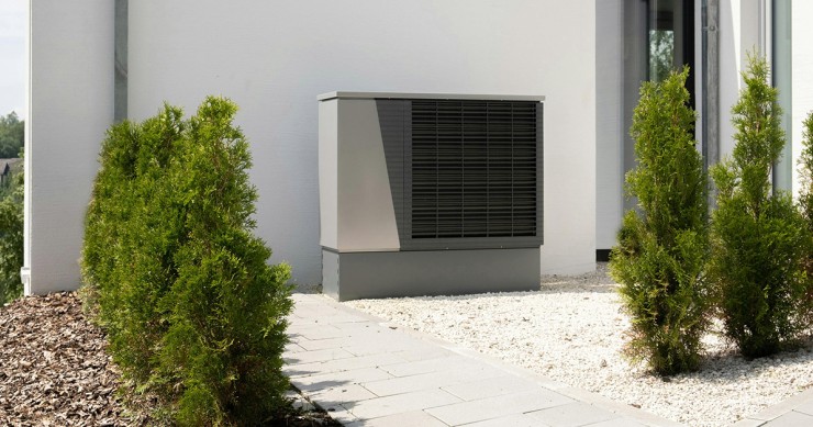 Pompa di calore per l'acqua calda