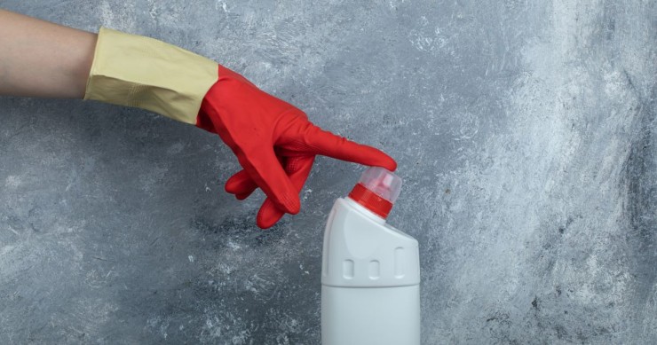 donna indica detergente per il WC