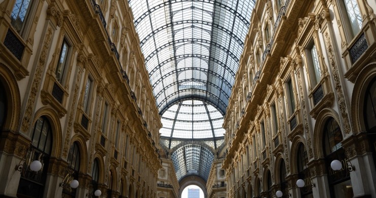 la Galleria Vittorio Emanuele II di Milano