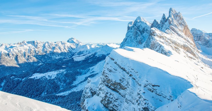 sciare in val di funes