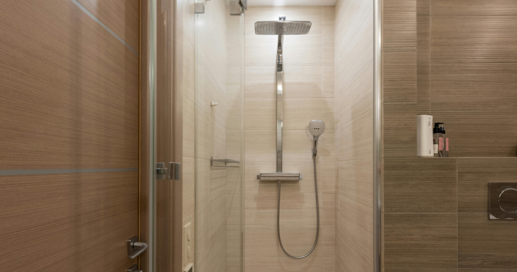 Il box di una doccia