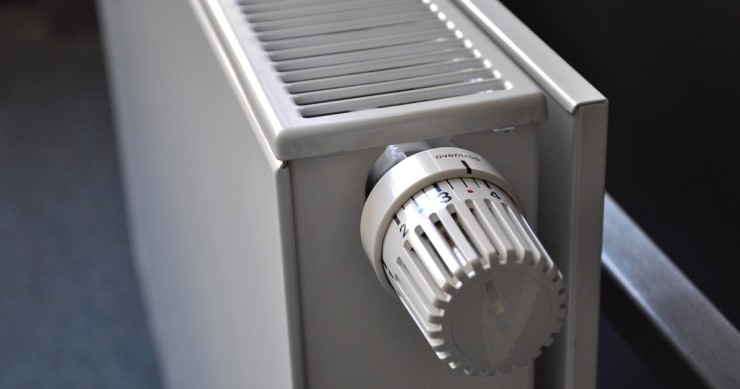 la manopola di un termosifone