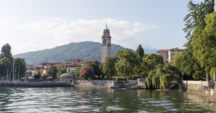 una vista di Pallanza, frazione del Comune di Verbania